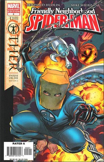 Friendly Neighborhood Spider-Man (2005) issue 2-B Mike Wieringo "Bag-Man" Cover
