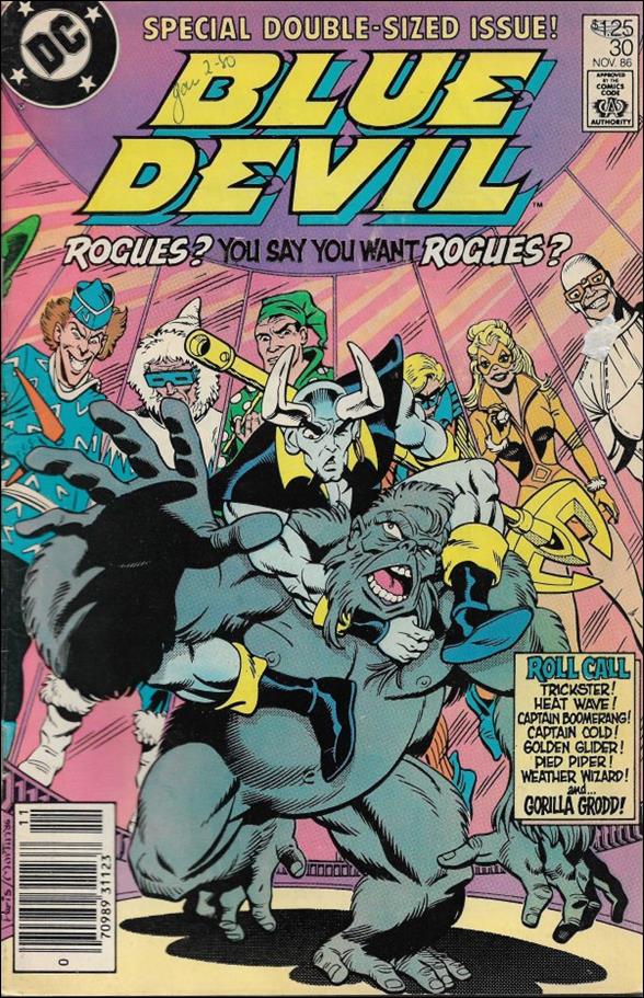 Blue Devil issue 30-B Newsstand Cover