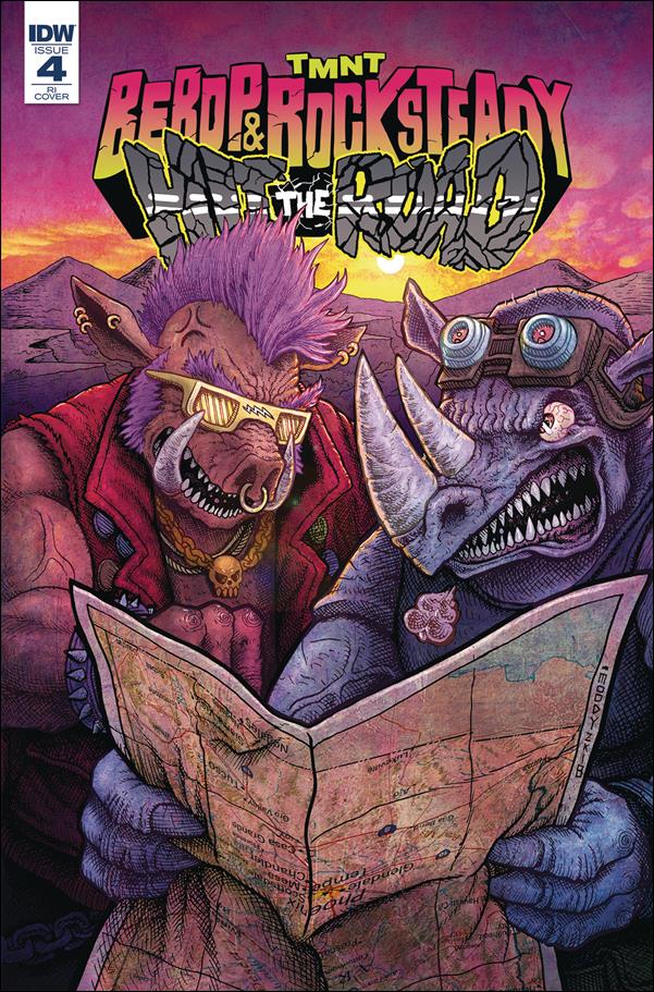 Teenage Mutant Ninja Turtles: Bebop & Rocksteady Hit The Road issue 4-C Buster Moody 1:10 Cover