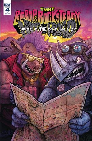 Teenage Mutant Ninja Turtles: Bebop & Rocksteady Hit The Road issue 4-C Buster Moody 1:10 Cover