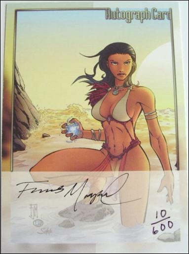 Michael Turner's Fathom (Autograph Subset) card nn-F Manapu Francis Manapul 1/600