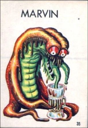 Ugly Stickers (1965) (Base Set) card 35-C Marvin