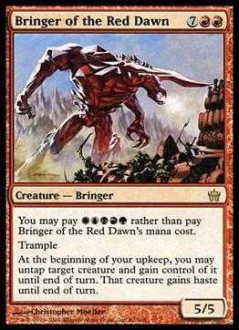 Magic the Gathering: Fifth Dawn (Base Set) card 62 Bringer of the Red Dawn