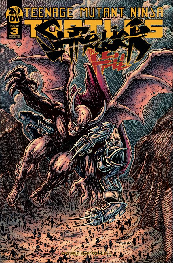 Teenage Mutant Ninja Turtles: Shredder in Hell issue 3-B Kevin Eastman Cover