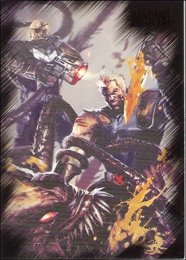 Marvel Heroes and Villains (Base Set) card 42 Cable & Bishop vs Brood