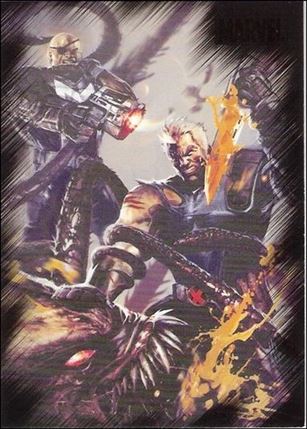 Marvel Heroes and Villains (Base Set) card 42 Cable & Bishop vs Brood