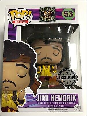 Pop! Rocks figure 53-B Jimi Hendrix (Burning Guitar) Exclusive
