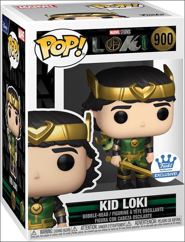 POP! Marvel figure 900-B Kid Loki (Metallic) Funko Shop Exclusive