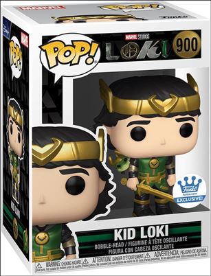 POP! Marvel figure 900-B Kid Loki (Metallic) Funko Shop Exclusive