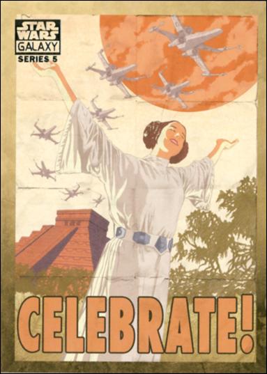 Star Wars Galaxy: Series 5 (Base Set) card 19 Rebellion: Celebrate