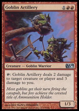 Magic the Gathering: 2010 Core Set (Base Set) card 138 Goblin Artillery