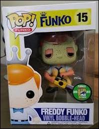 Pop! Funko - Freddy Funko figure 15-B Freddy Funko (Leatherface) SDCC  Bloody Variant