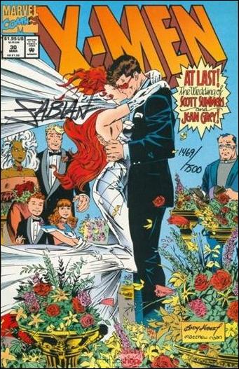 X-Men (1991) issue 30-B Catch a Star (Signed by Fabian Nicieza) 1/7500