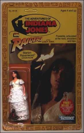 Adventures of Indiana Jones figure 3 Marion Ravenwood (4-back/Belloq Mail-Away Offer)
