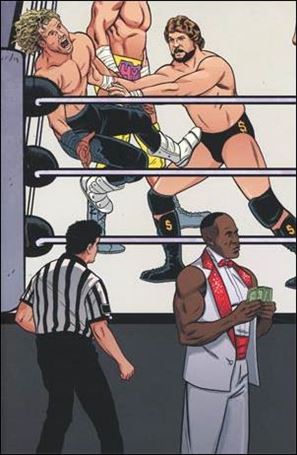 WWE issue 7-C Brent Schoonover Royal Rumble Connecting Cover 