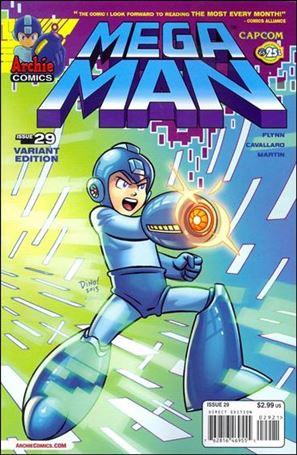 Mega Man issue 29-B Dean Haspiel Cover