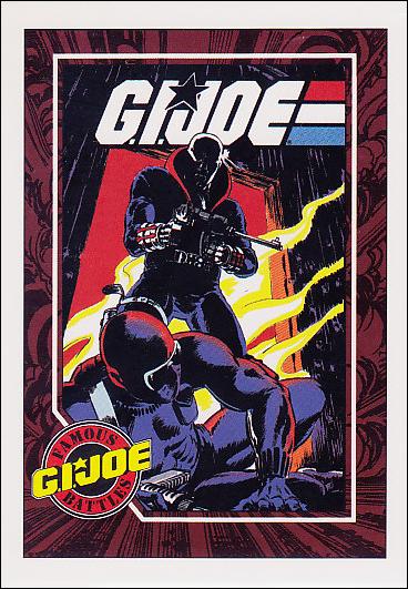 G.I. Joe (Base Set) card 166 Battle at Snake-Eyes' Cabin