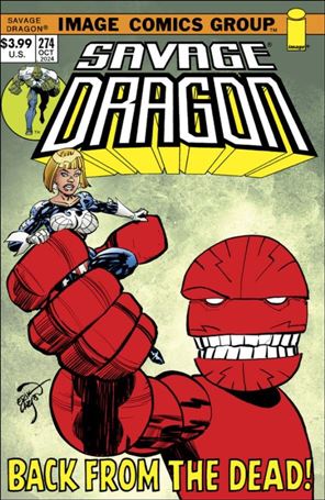 Savage Dragon (1993) issue 274-B Erik Larson 1970's Cover