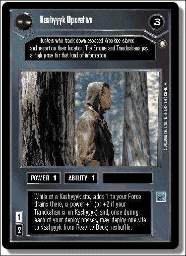 Star Wars: Special Edition Limited (Base Set) card 16 Kashyyyk Operative