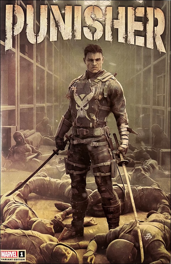 Punisher (2022) issue 1-K Bjorn Barends Shared Retailer Exclusive Cover