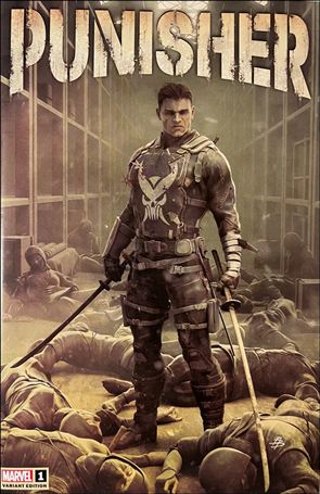 Punisher (2022) issue 1.00-K Bjorn Barends Shared Retailer Exclusive Cover