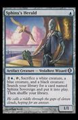 Magic the Gathering: Shards of Alara (Base Set) card 58 Sphinx's Herald