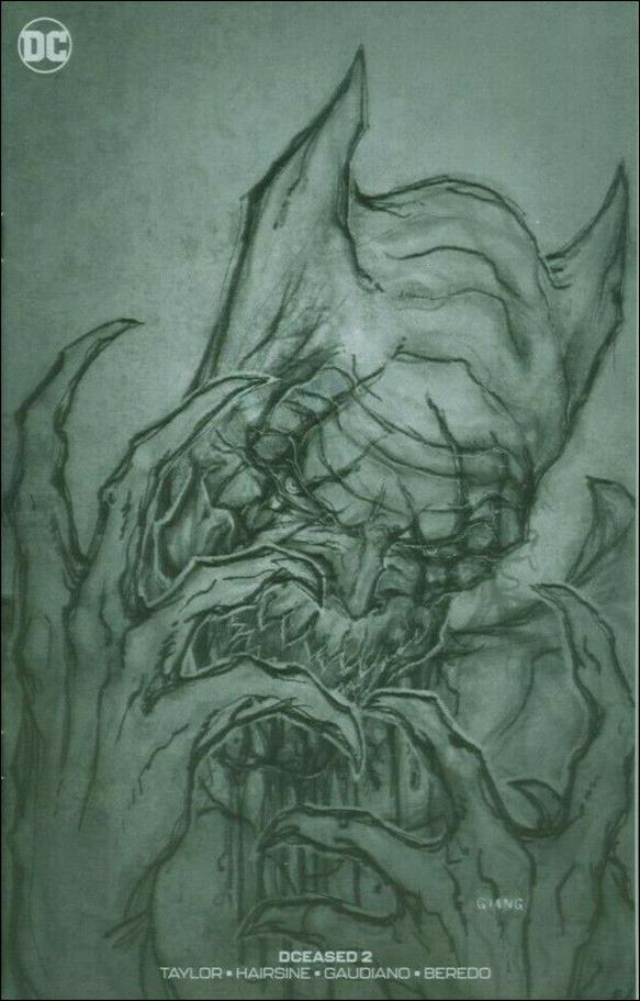 DCeased issue 2-M John Giang Comics Elite Sketch Cover