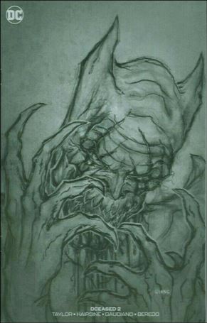 DCeased issue 2-M John Giang Comics Elite Sketch Cover