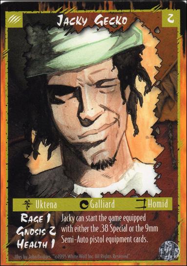 Rage Limited (Base Set) card 136 Jacky Gecko 