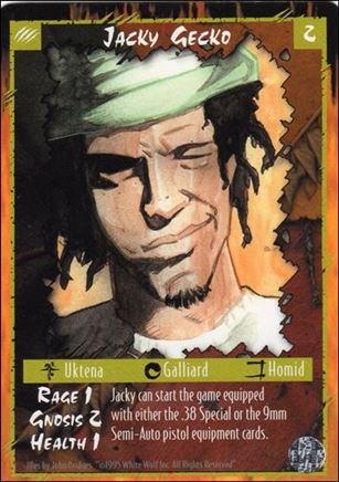 Rage Limited (Base Set) card 136 Jacky Gecko 
