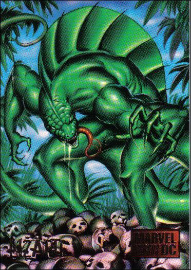 DC Versus Marvel / Marvel Versus DC (Base Set) card 36 Lizard