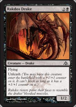Magic the Gathering: Dragon's Maze (Base Set) card 28 Rakdos Drake