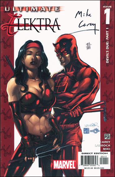 Ultimate Elektra issue 1-B Dynamic Forces (Signed by Mike Carey) 1/199