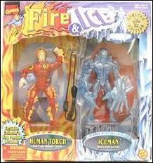 Fire And Ice Deluxe Box Set figure 1 Human Torch and Iceman