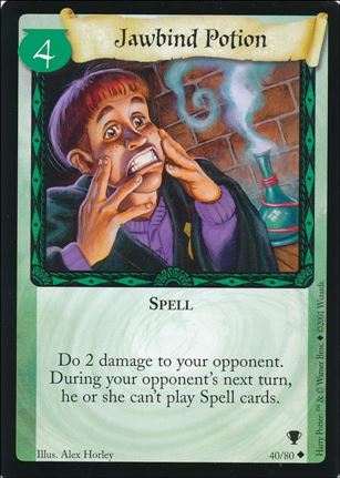 Harry Potter: Quidditch Cup (Base Set) card 40 Jawbind Potion