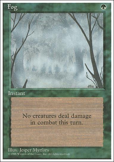 Magic the Gathering: 4th Edition (Base Set) card 244 Fog