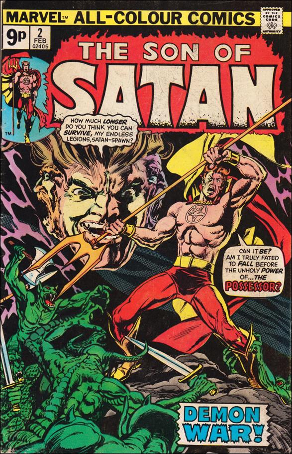 Son of Satan issue 2-B UK Price Cover