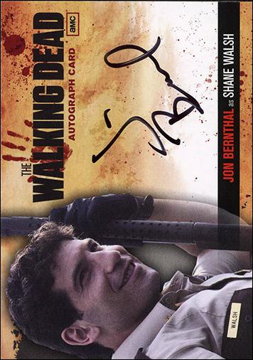 Walking Dead (Autograph Subset) card A1 Jon Bernthal as Shane Walsh