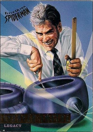 Fleer Ultra Spider-Man (Base Set) card 70 Spencer Smythe (Legacy)