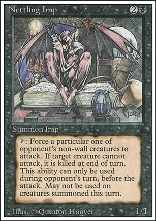 Magic the Gathering: Revised (Base Set) card 119 Nettling Imp
