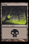 Magic the Gathering: New Phyrexia card 171 Swamp