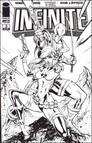 Infinite issue 3-D J. Scott Campbell 1:50 Sketch Cover