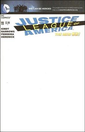 Justice League of America (2013)  issue 11-E We Can Be Heroes Blank Cover