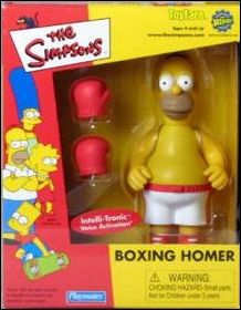 Wizard/Toyfare Magazine Exclusive Figures figure 49 Homer Simpson (Boxing) (Toyfare #49 Mailaway)
