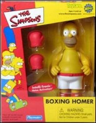 Wizard/Toyfare Magazine Exclusive Figures figure 49 Homer Simpson (Boxing) (Toyfare #49 Mailaway)