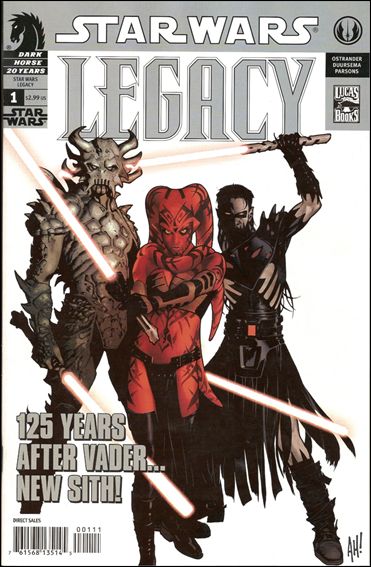 Star Wars: Legacy (2006) issue 1-C White Background/Silver Logo Cover (3rd Printing)