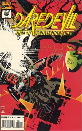 Daredevil (1964) issue 326-B DF (signed by Scott McDaniel/Hector Colazzo) 1/500