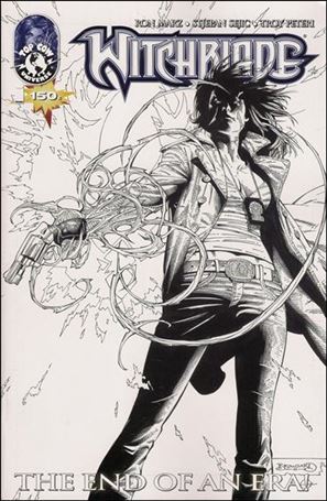 Witchblade (1995) issue 150-E Michael Broussard 1:10 Black & White Cover