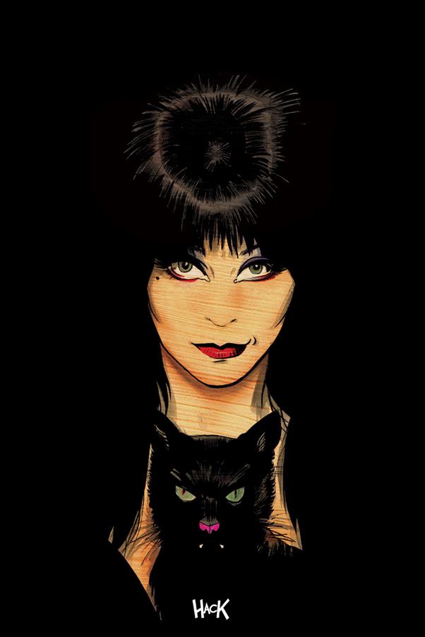 Elvira, Mistress of the Dark (2018) issue 5-F Robert Hack 1:20 Virgin Cover