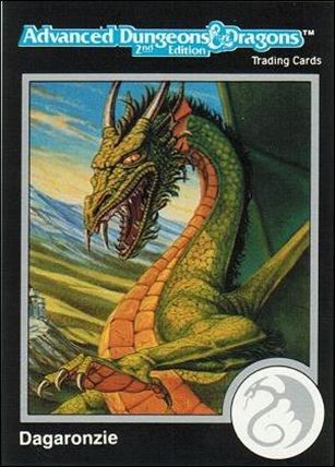 TSR 1991 Trading Cards Premier Edition Factory Set (Base Set) card 25 Advanced Dungeons & Dragons - Dagaronzie